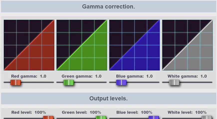 Gamma correction